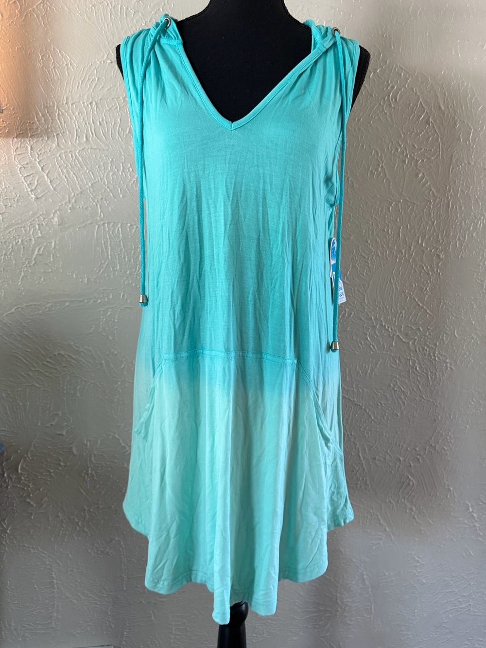 🌊 Island Beach Ombre Hooded Tank Cover-Up 🌊 ~ S/M